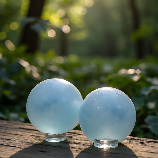 Blue Calcite Sphere