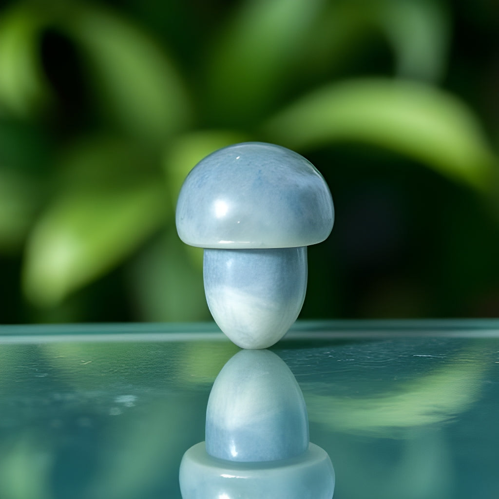 Blue Calcite Mushroom