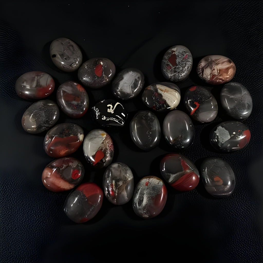 Bloodstone Mini Palm Stone