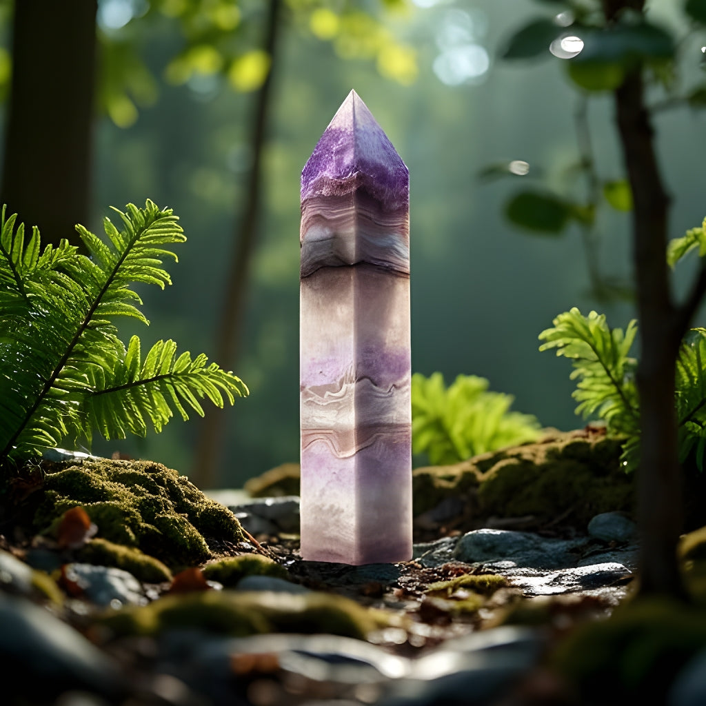 Amethyst Agate Tower
