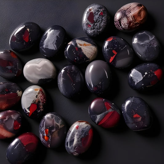Bloodstone Mini Palm Stone