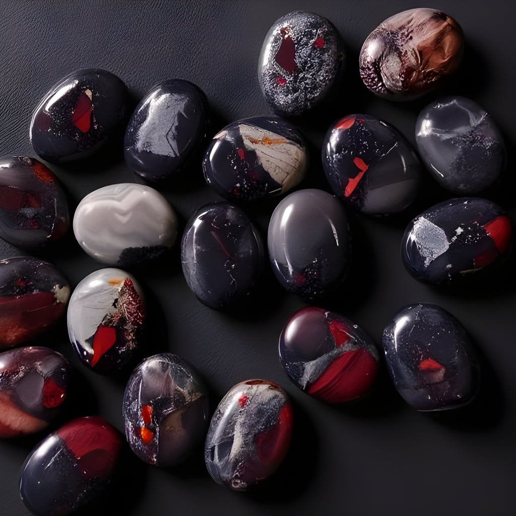 Bloodstone Mini Palm Stone