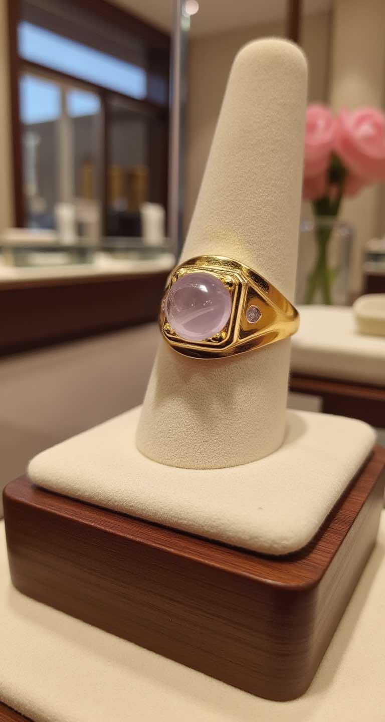 Rose Quartz Ring