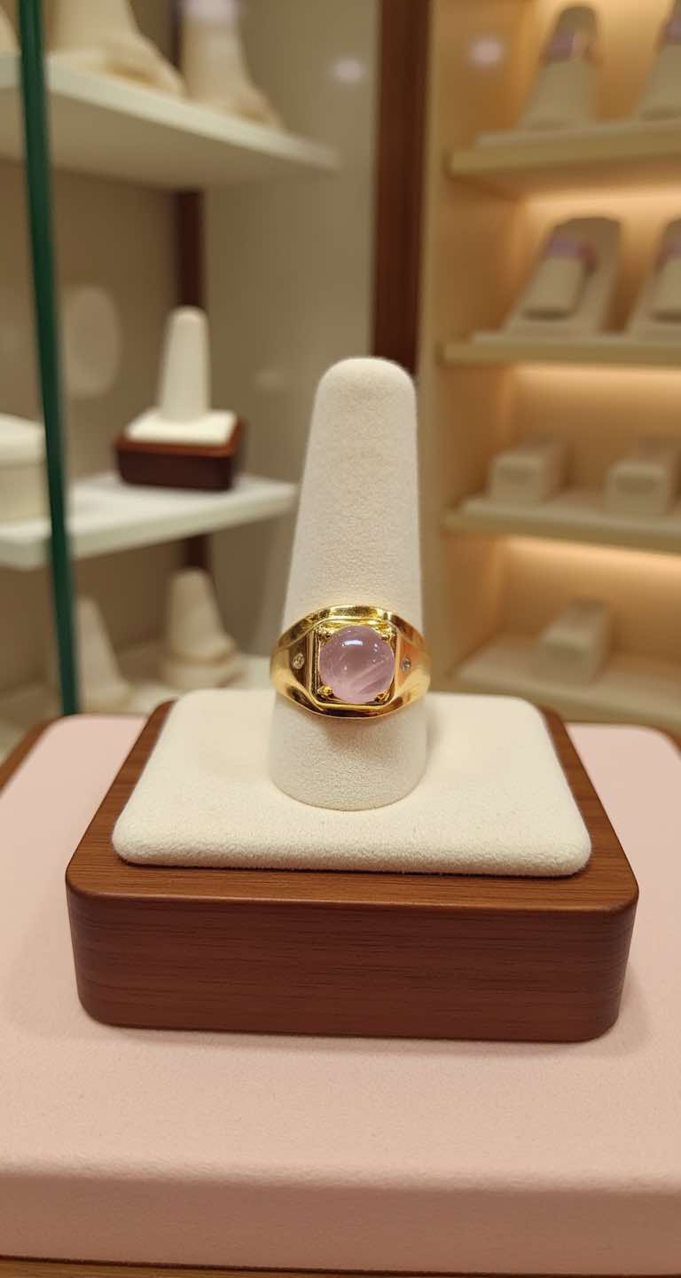 Rose Quartz Ring