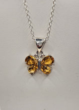 Load image into Gallery viewer, Butterfly Sterling Silver Pendant
