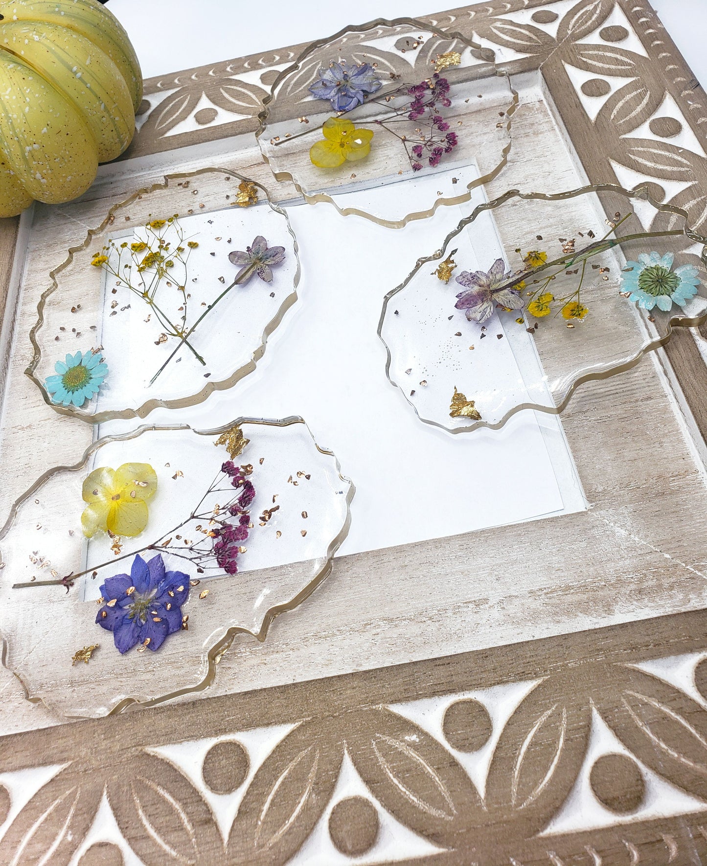 Floral Dreams Resin Coaster For Sale Online | Bows And Baubles