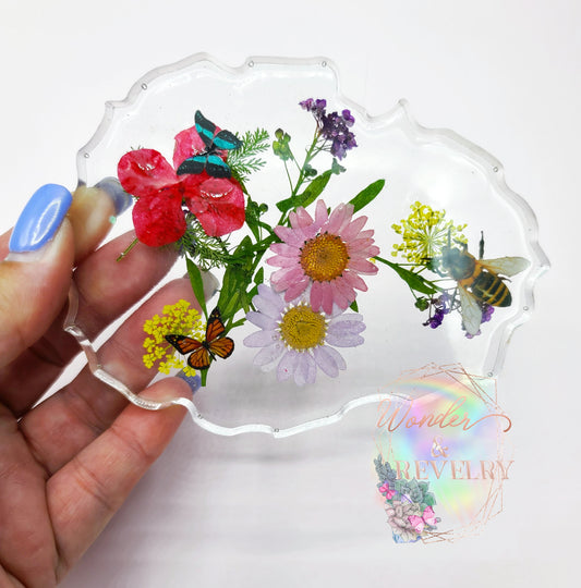 Spring Is Calling Resin Coaster For Sale Online | Bows And Baubles